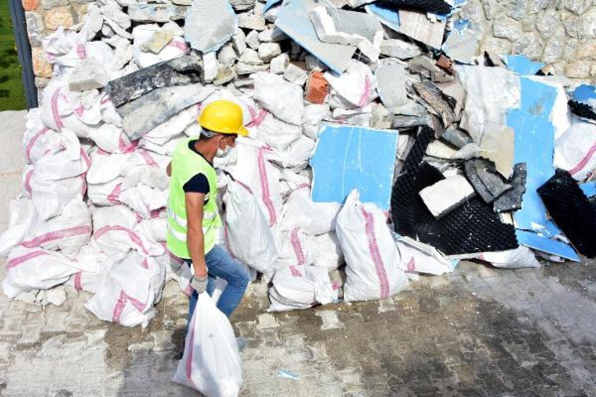 Yılmaz Özdil'in villasındaki yıkım sürüyor