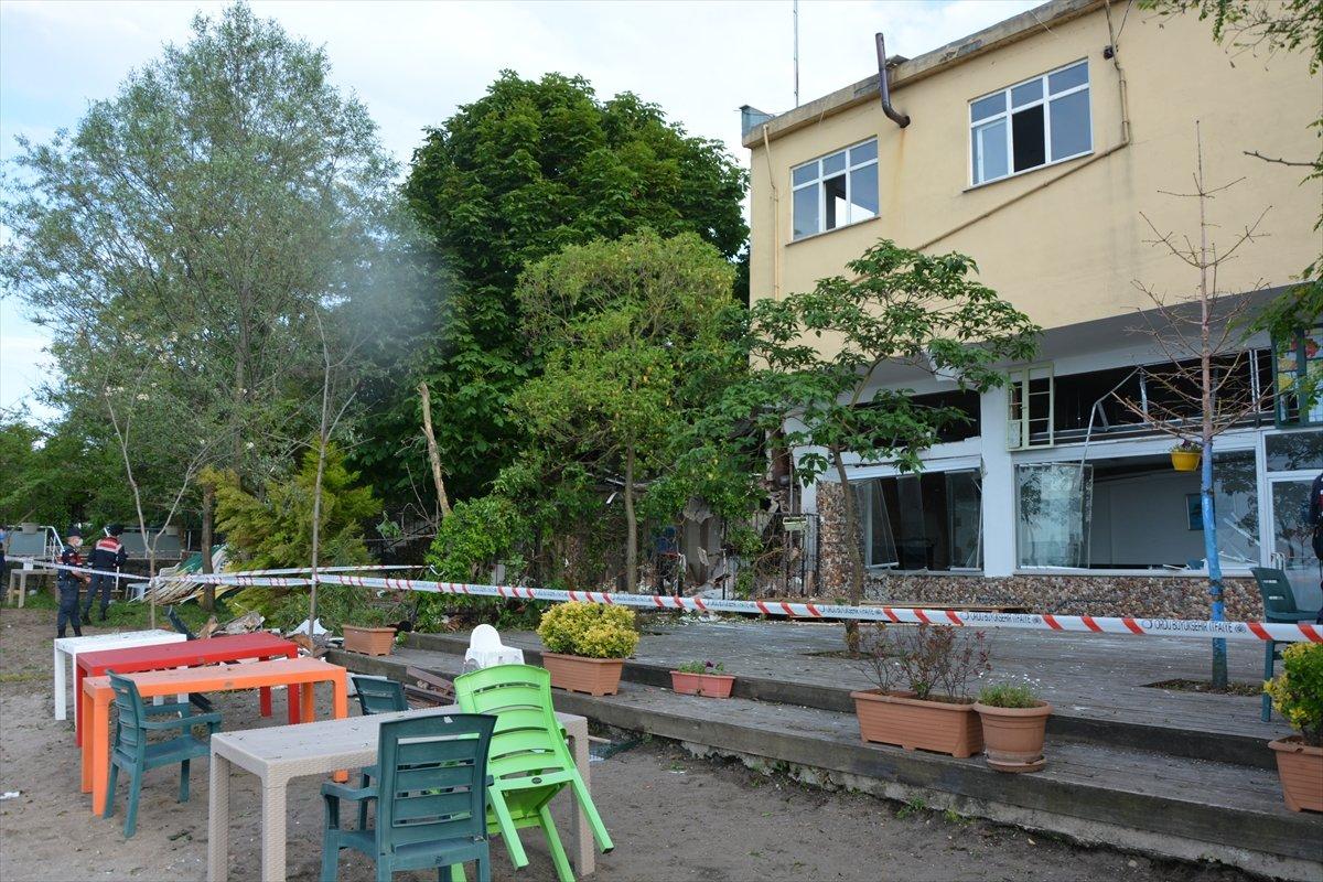 Ordu'da benzin istasyonunun restoran bölümünde patlama