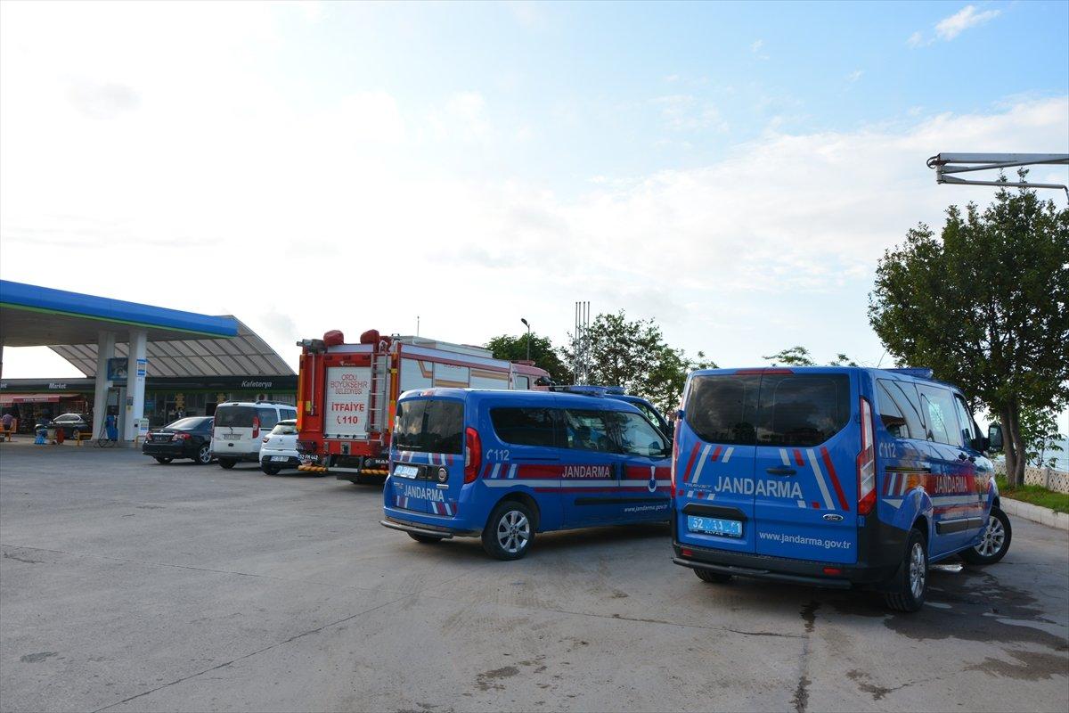 Ordu'da benzin istasyonunun restoran bölümünde patlama