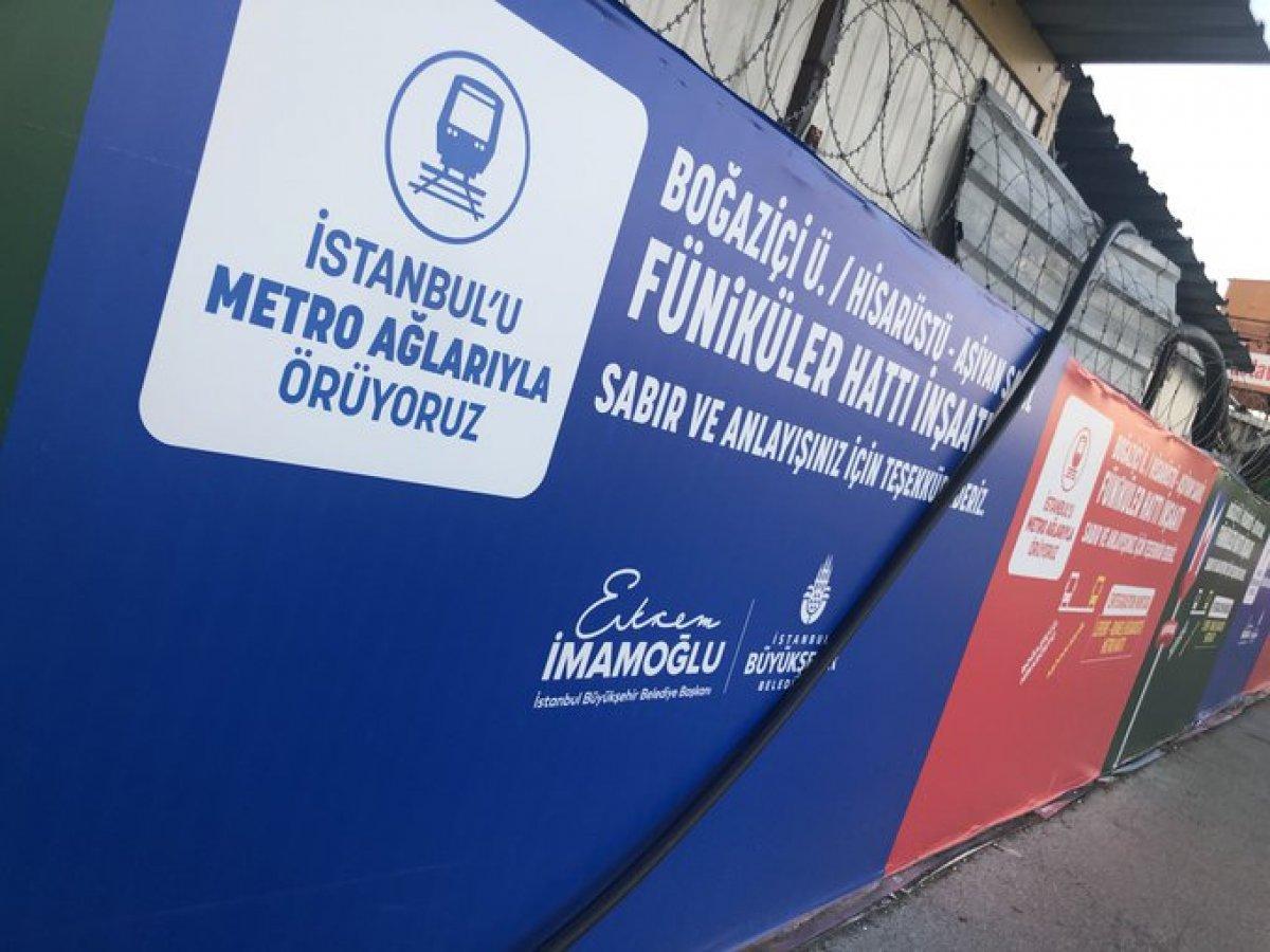 Hisarüstü-Aşiyan Füniküler Hattı'na itirazlar durdu