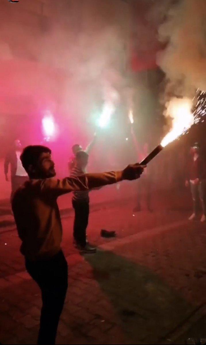 Asker uğurlama adı altında terör estirdiler