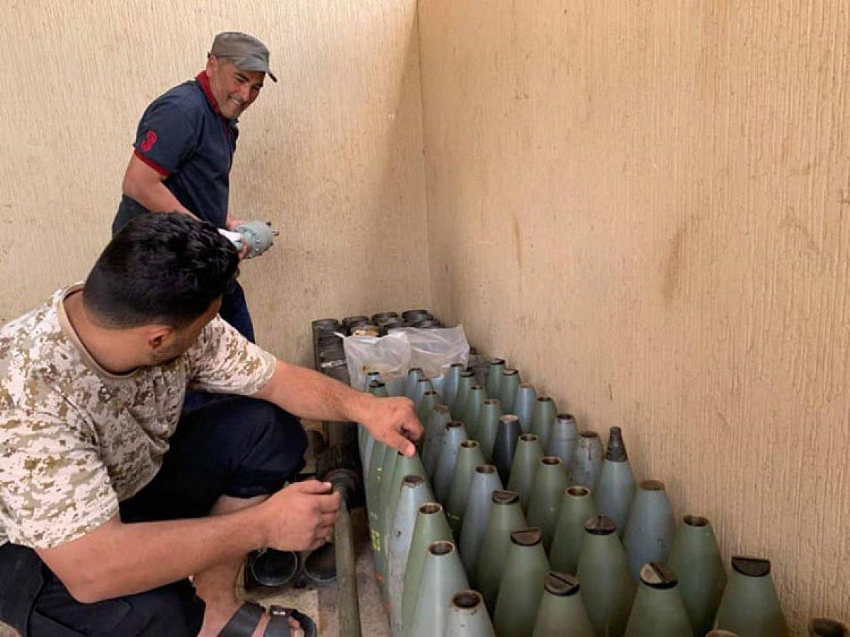 BAE'nin Hafter'e yolladığı silahlar yakalandı