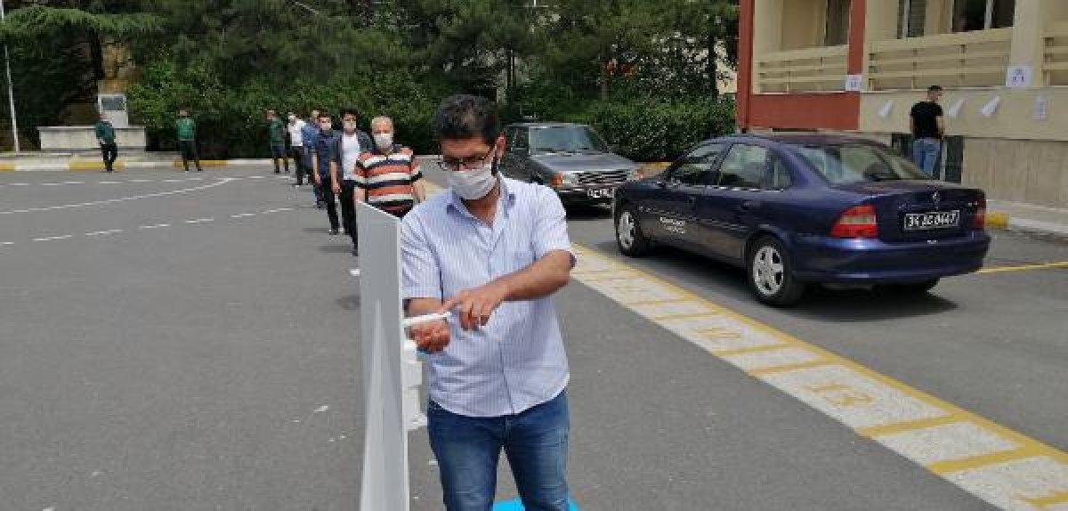 Normalleşme sürecindeki ilk sınav yapıldı