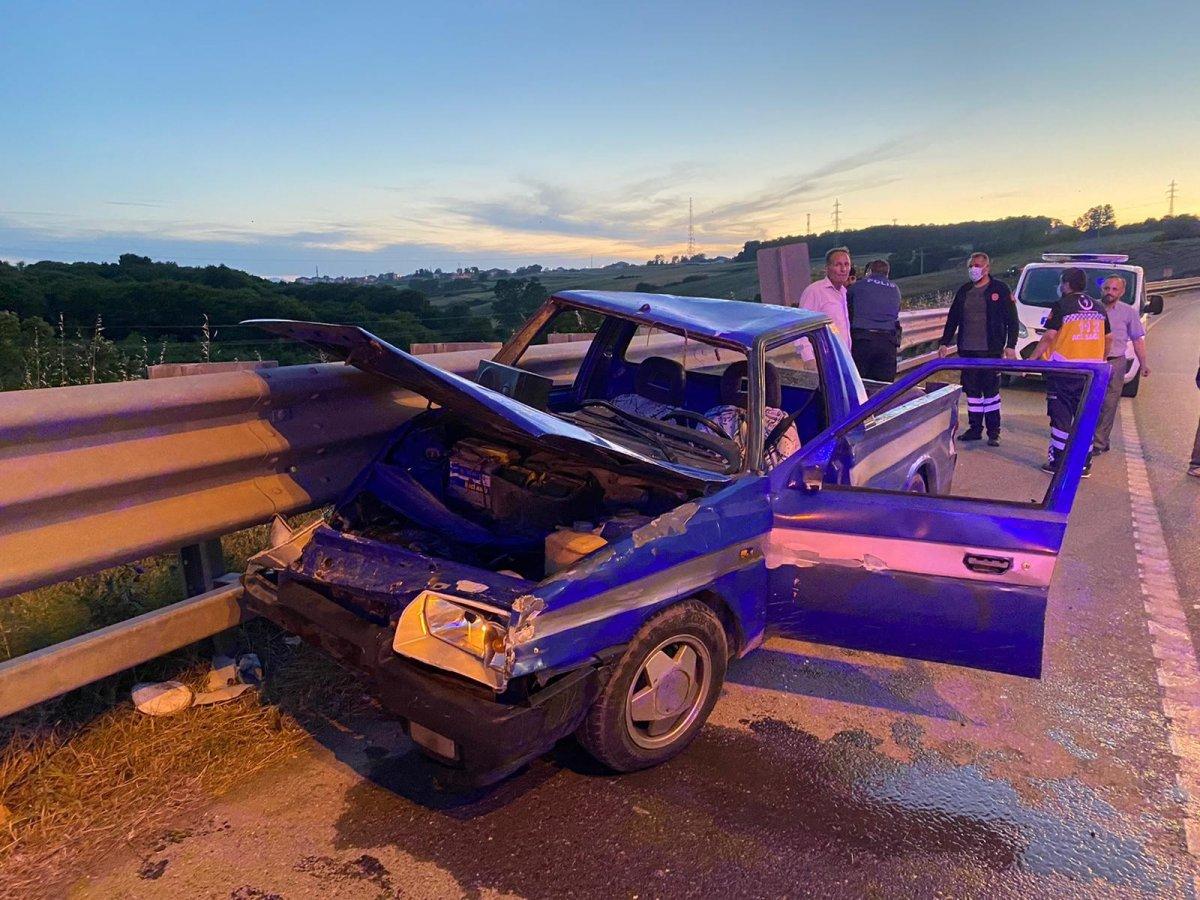 Samsun'da alkollü sürücü kaza yaptı: 2 yaralı