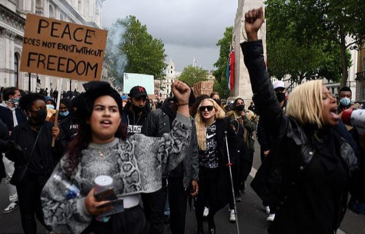 Madonna, George Floyd protestosunda