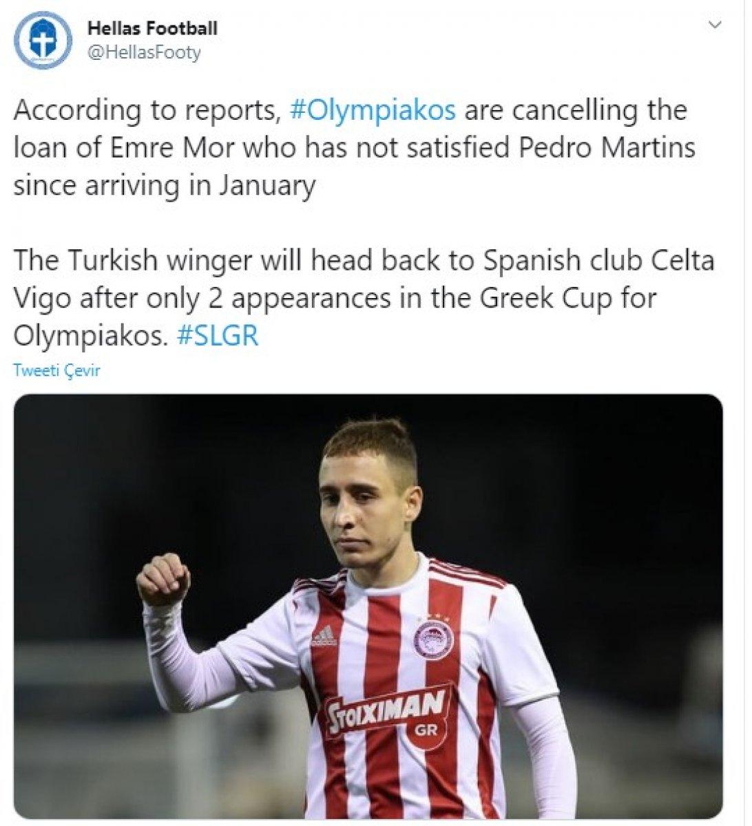 Emre Mor, Celta Vigo'ya geri dönüyor