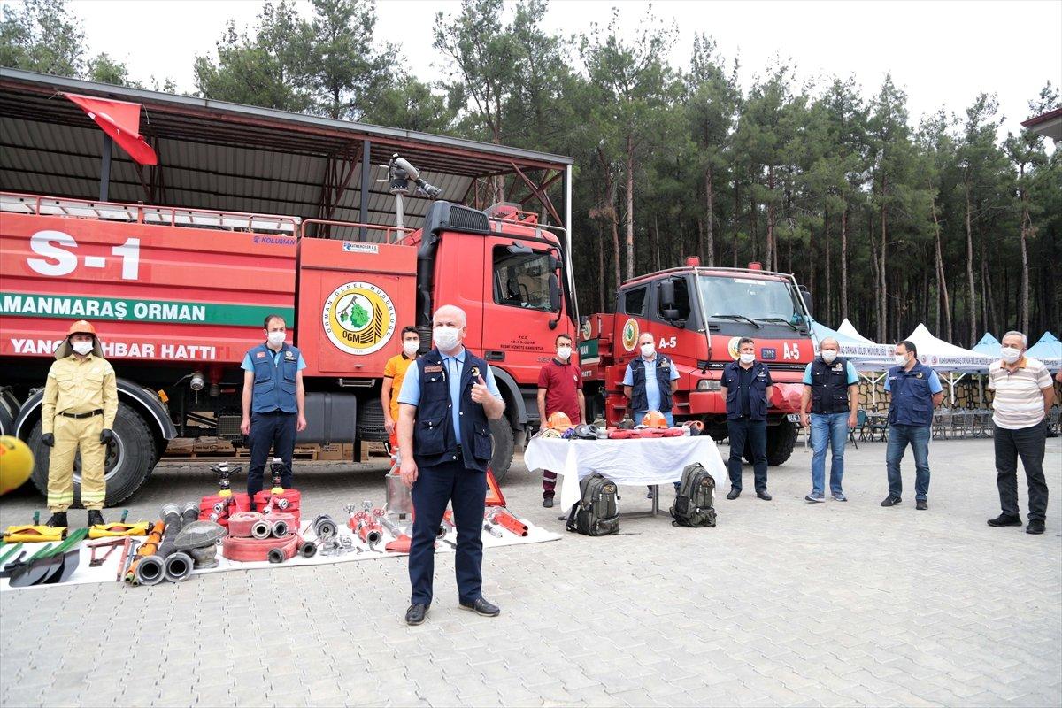 Kahramanmaraş'ta yanan ormanlık alanlar ağaçlandırılıyor