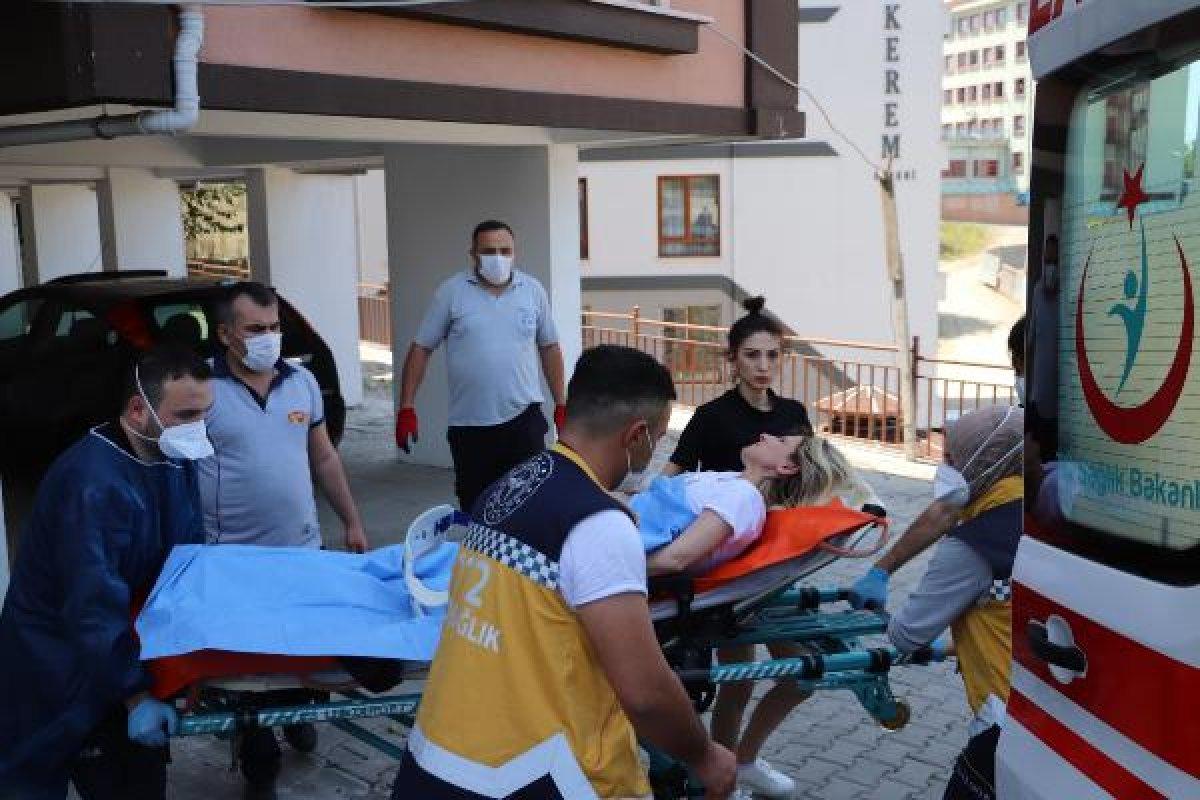 Zonguldak'ta eski eşini ayağından vurup, rehin aldı