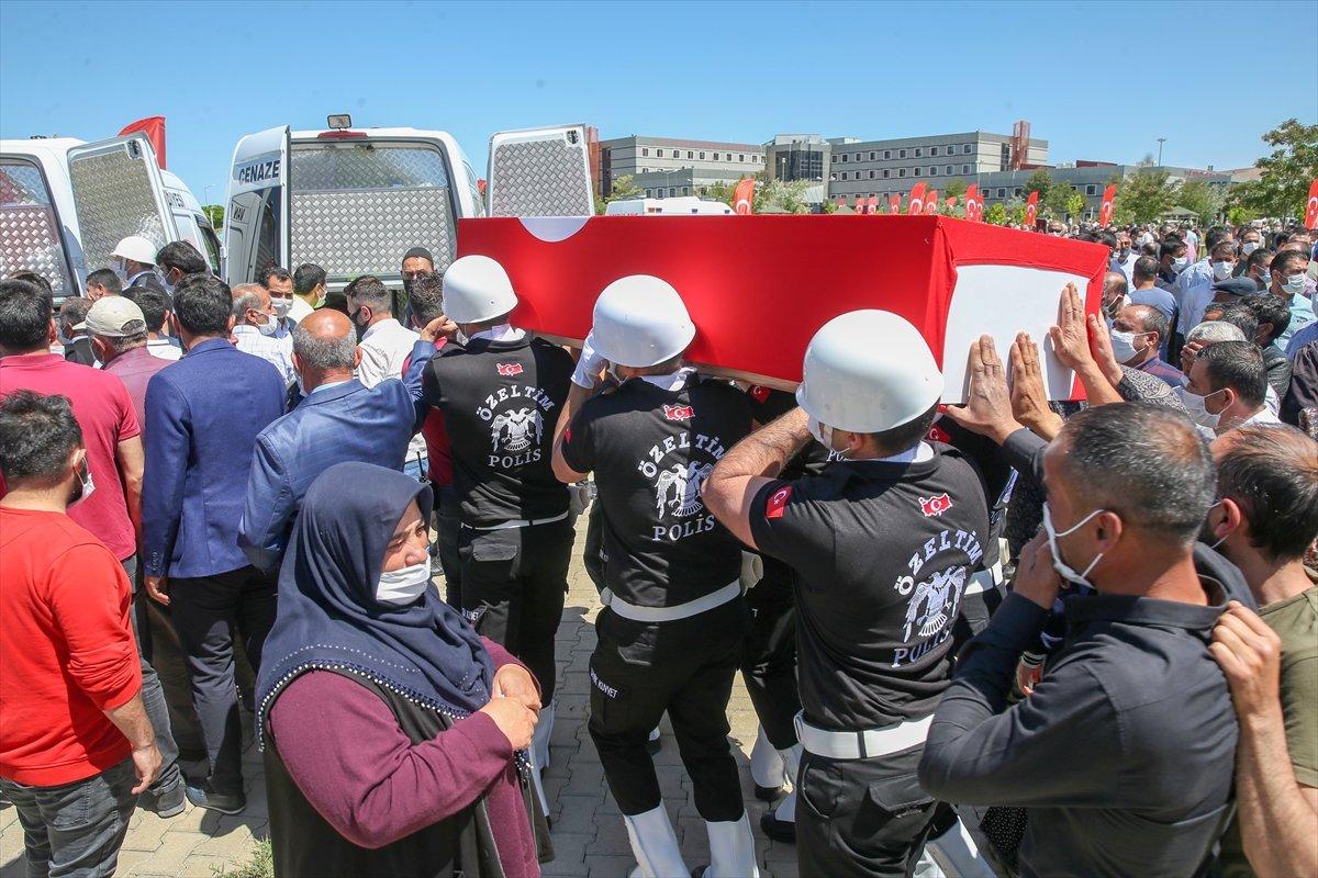 Van'da şehit olan 2 işçi, son yolculuğuna uğurlandı