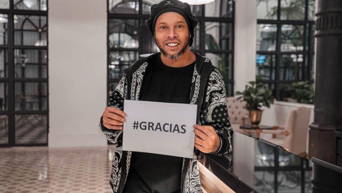 Ronaldinho aylar sonra konuştu