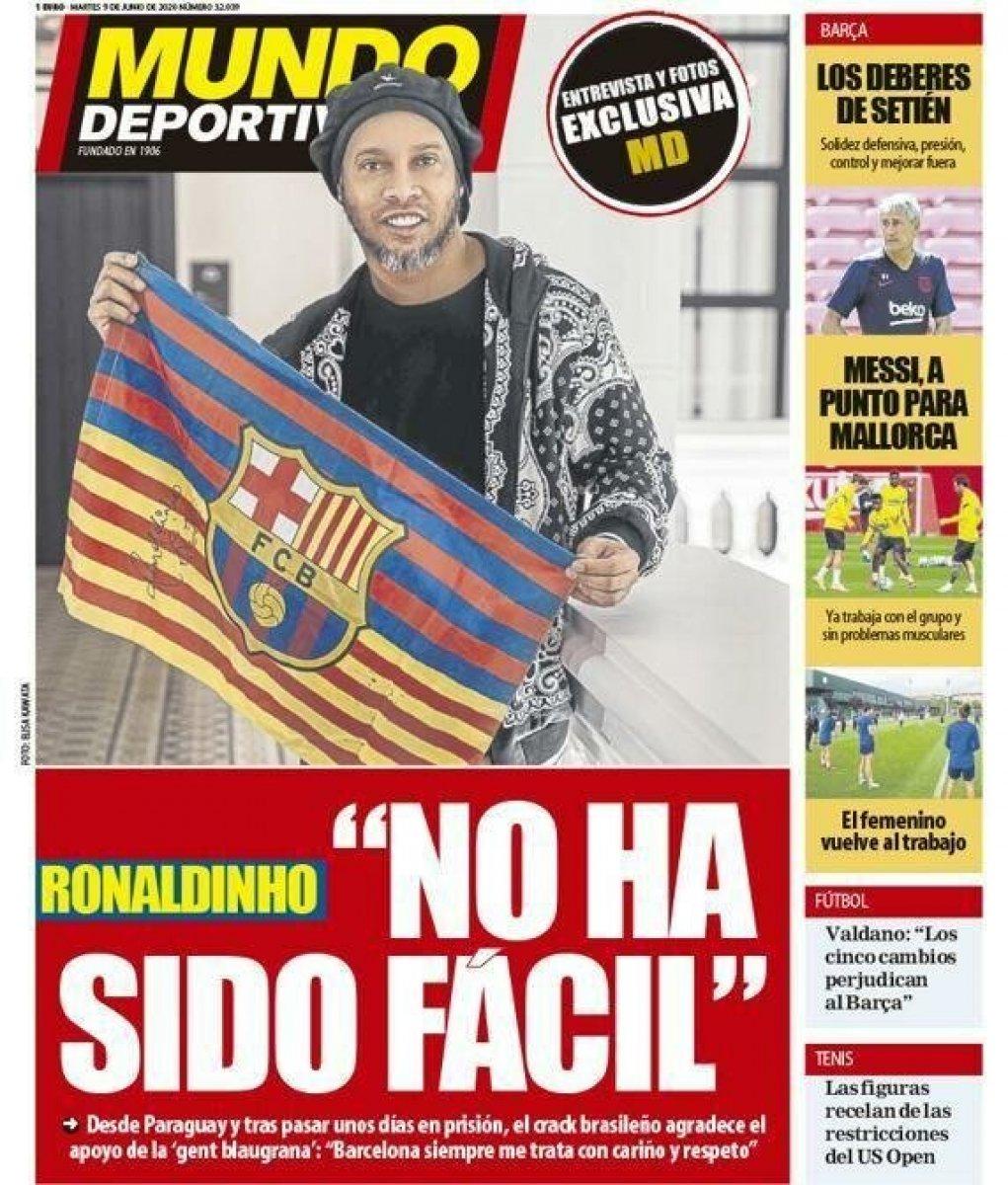 Ronaldinho aylar sonra konuştu