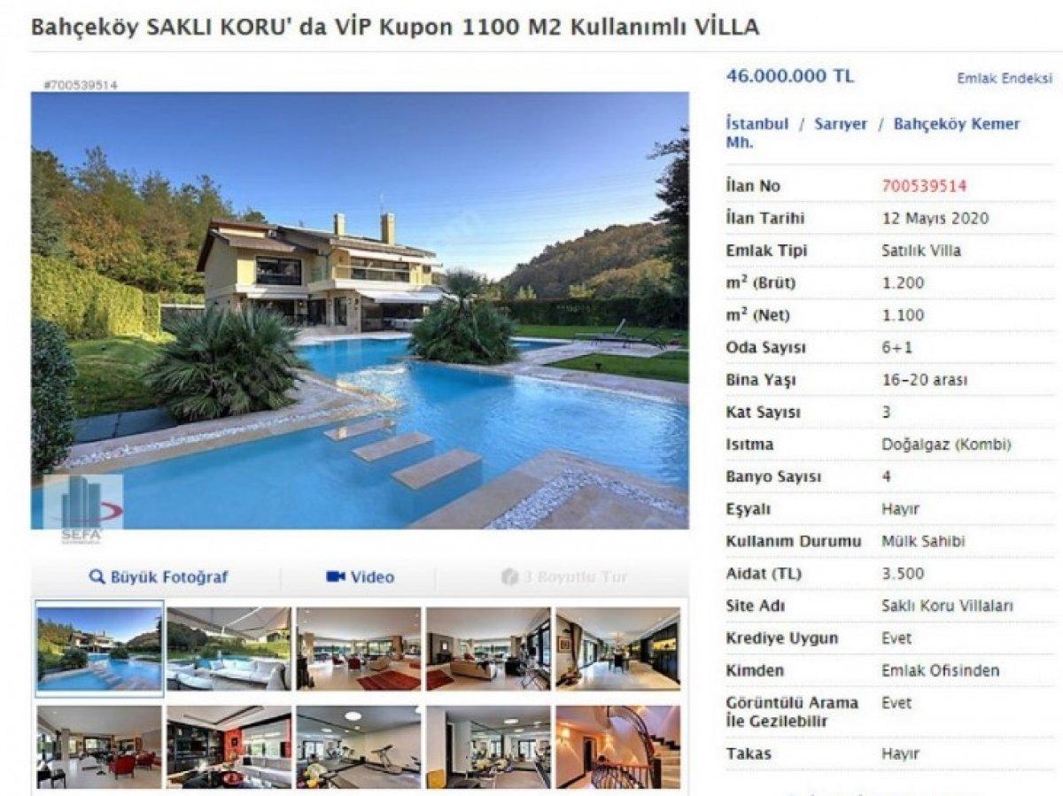 Ajda Pekkan'ın villası satışta