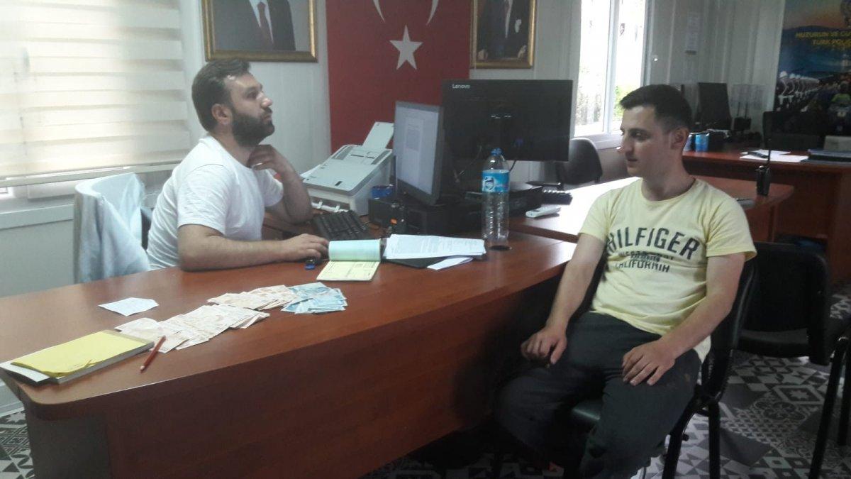 Tekirdağ'da işçi gençlerden örnek davranış