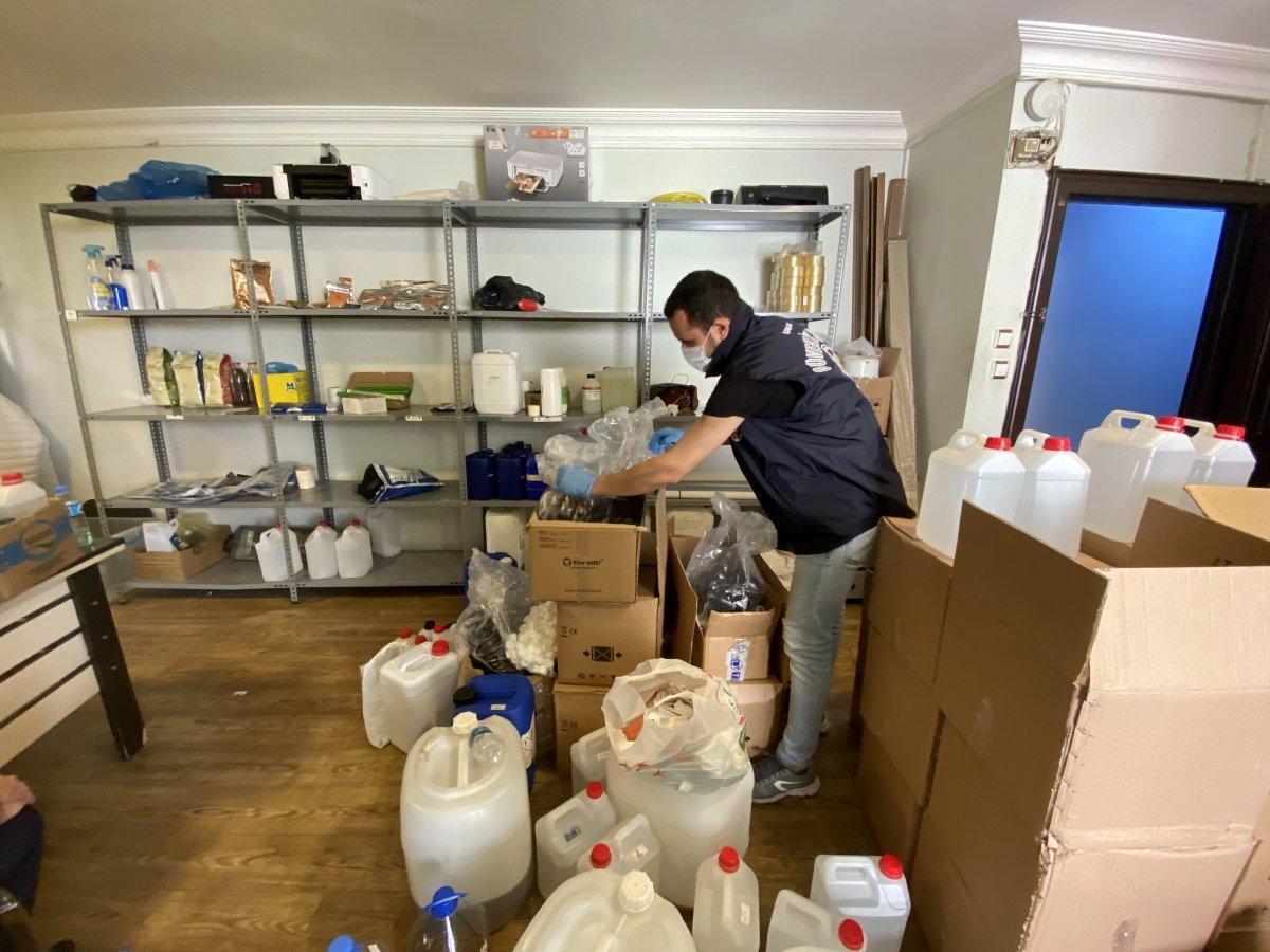 İstanbul Kadıköy’de sahte içki operasyonu