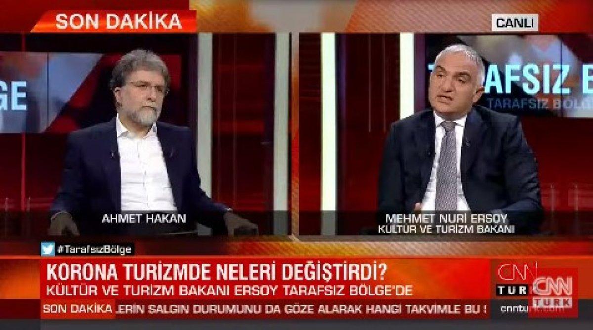 Turizm Bakanı Ersoy'a Ayasofya soruldu