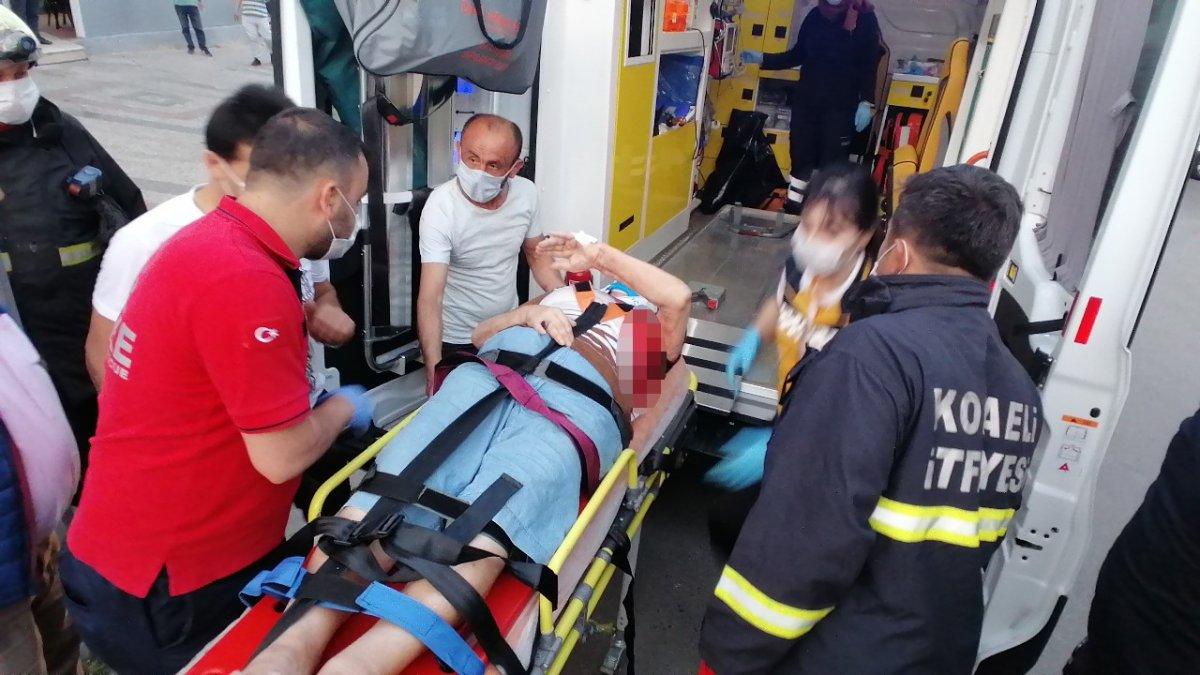 Kocaeli'de annesini darbederek rehin aldı