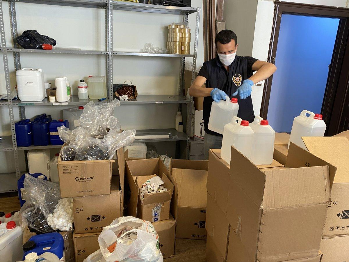 İstanbul Kadıköy’de sahte içki operasyonu