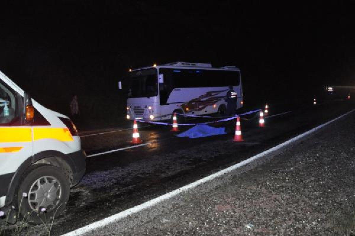 Bartın'da yolun karşısına geçmeye çalışırken öldü
