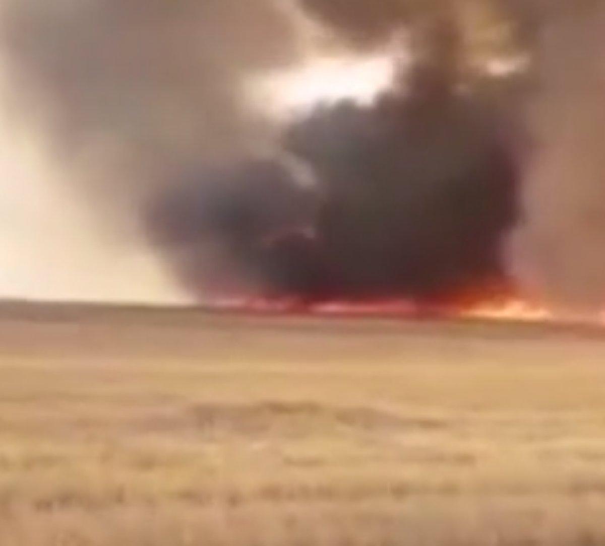 YPG/PKK Resulayn'da, 20 bin dönüm tarım arazisini yaktı