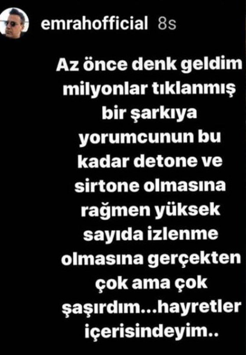 Emrah'tan tartışma yaratacak açıklama