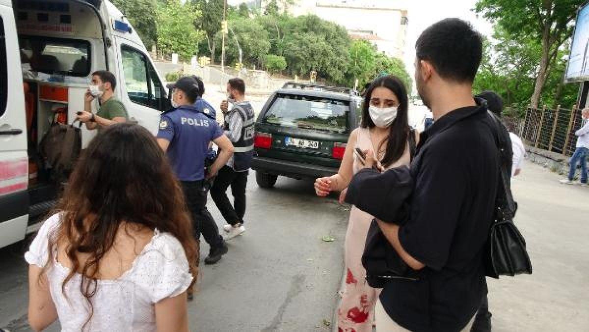 Maçka Parkı'nda kırık bira şişesiyle boğazı kesildi