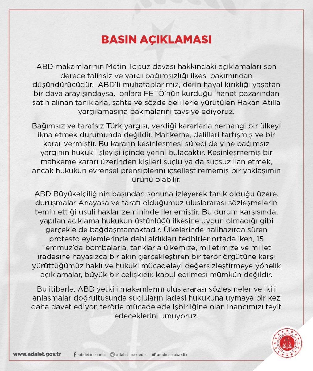 Adalet Bakanı Gül: Türk yargısı bağımsızdır