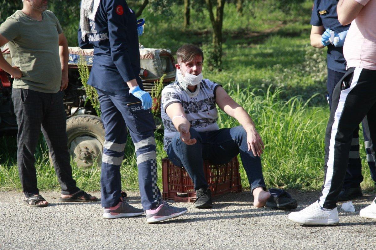 Bursa'da araçlar kafa kafaya çarpıştı: 3 yaralı