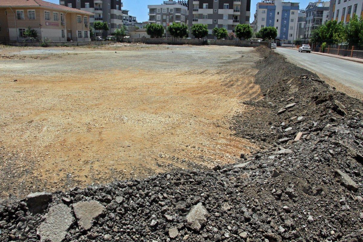 Antalya'da toprak alandaki drift tepki çekti