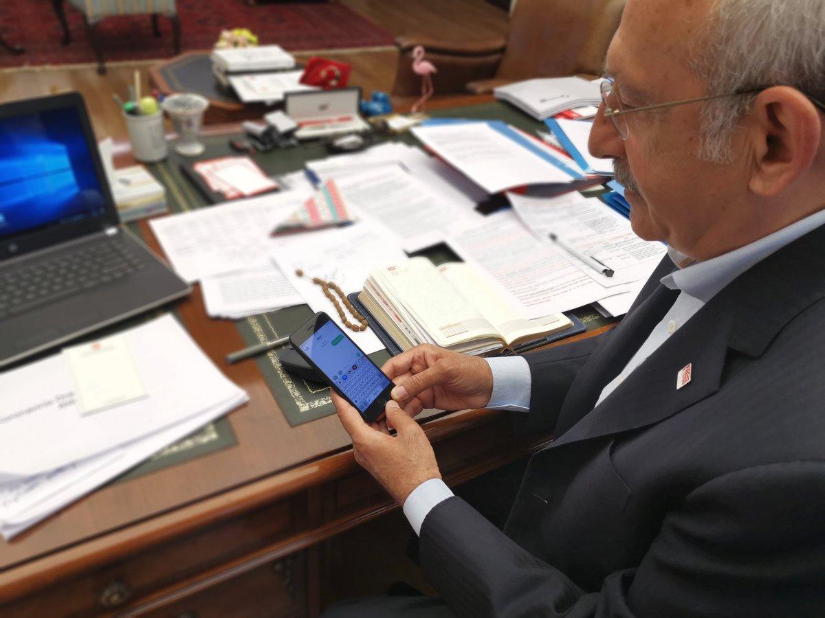 Kemal Kılıçdaroğlu'ndan Beşiktaş'a destek SMS'i