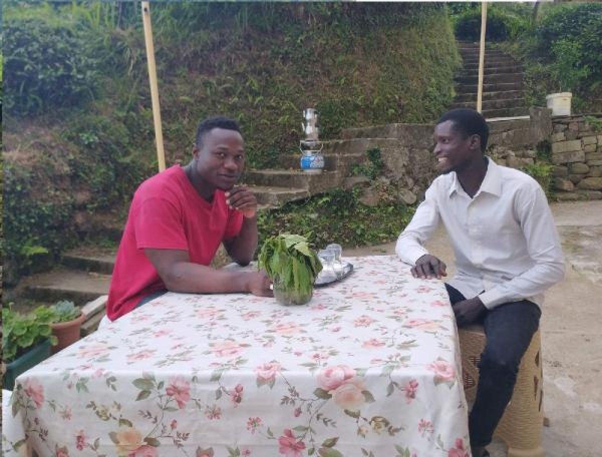 Senegalli işçilerin çay toplama sevdası