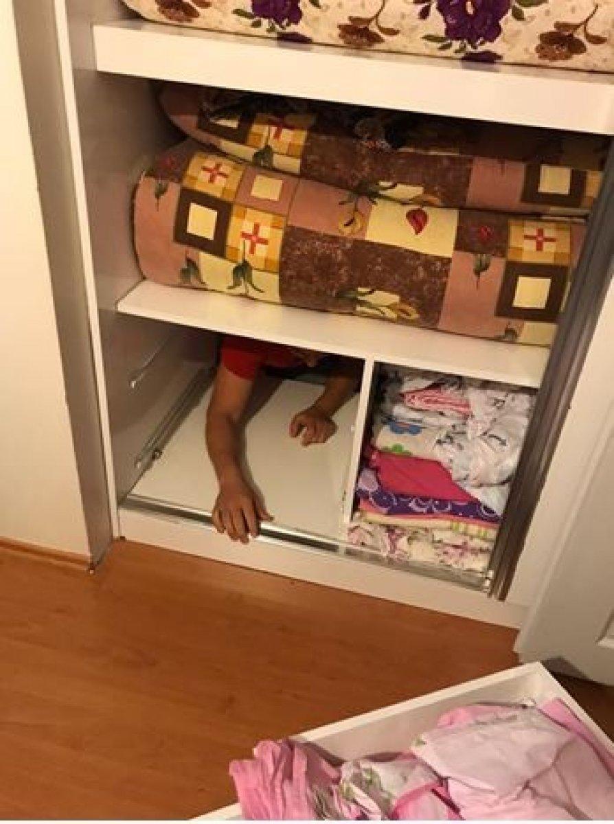 Denizli'de dolabın içinden FETÖ'cü çıktı