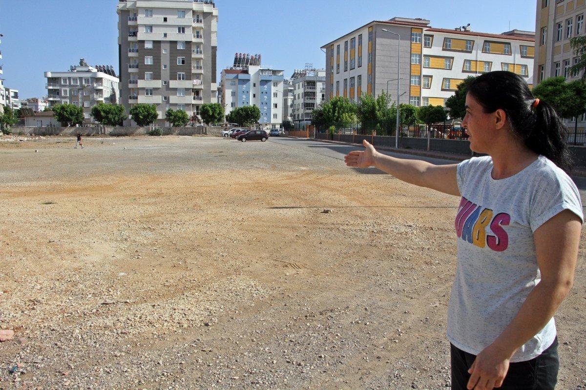 Antalya'da toprak alandaki drift tepki çekti