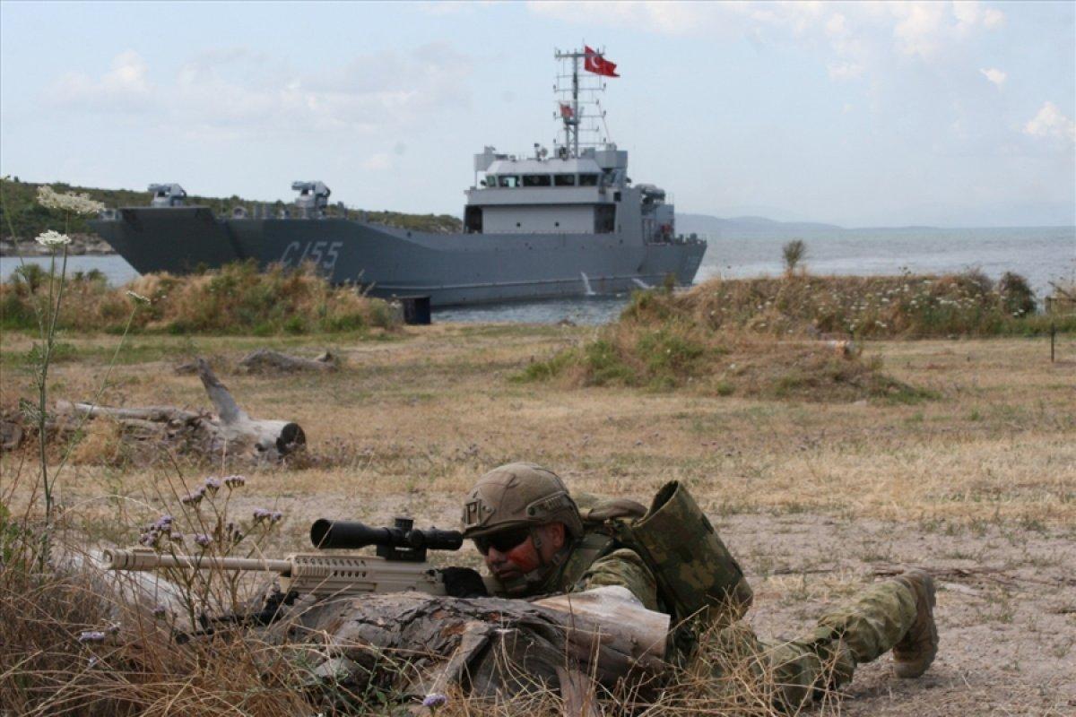 Deniz Kuvvetleri'nin harekata hazırlık eğitimleri yapıldı