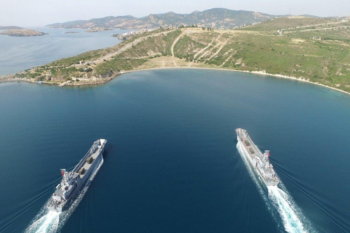 Deniz Kuvvetleri'nin harekata hazırlık eğitimleri yapıldı