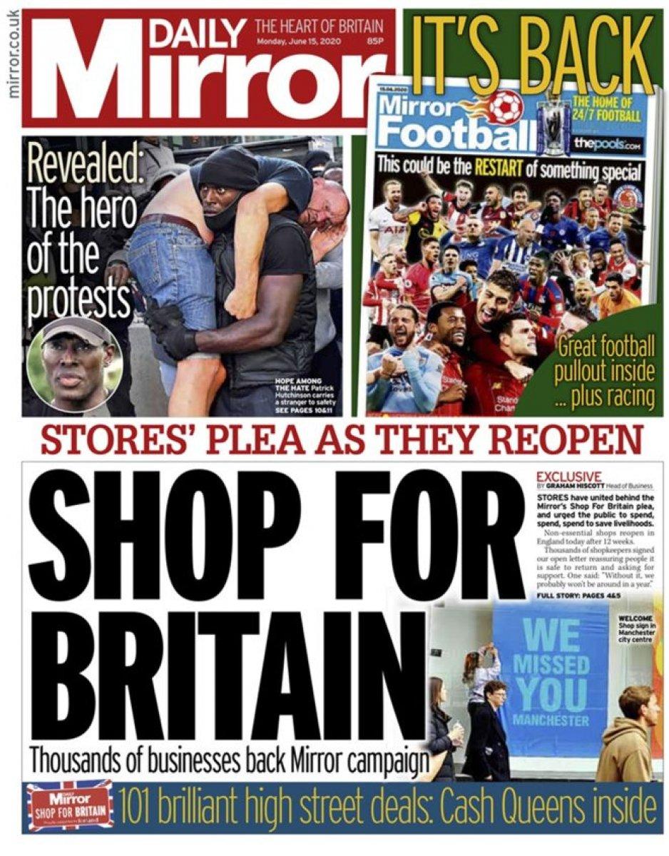 Aşırı sağcıyı kurtaran siyahi, İngiliz basınında