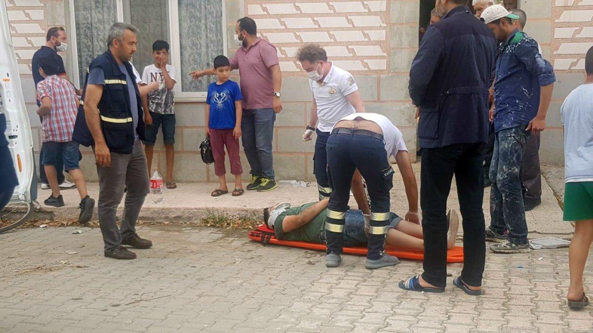 Bursa'da küçük çocuk cami kubbesinden düştü