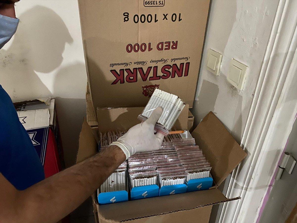 İstanbul'da 2 tondan fazla kaçak nargile tütünü yakalandı