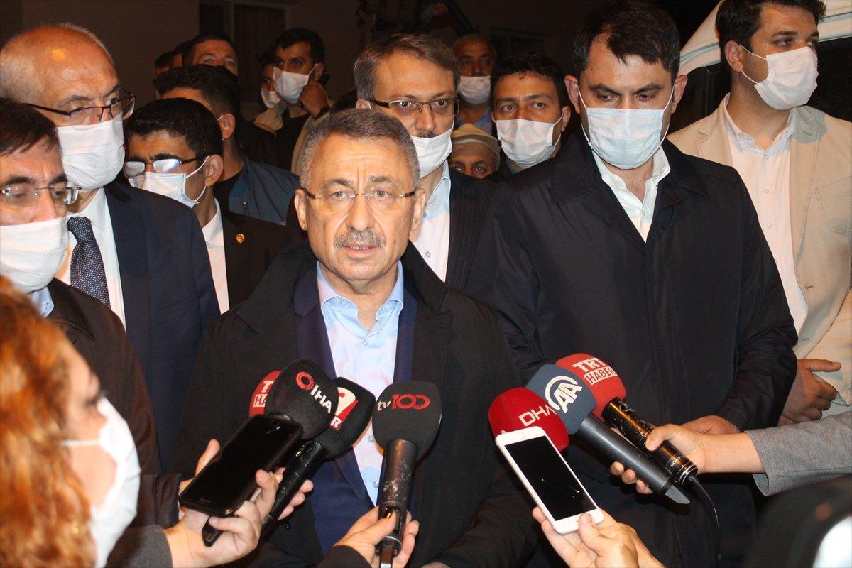 Cumhurbaşkanı Erdoğan, depremzedelerle görüştü