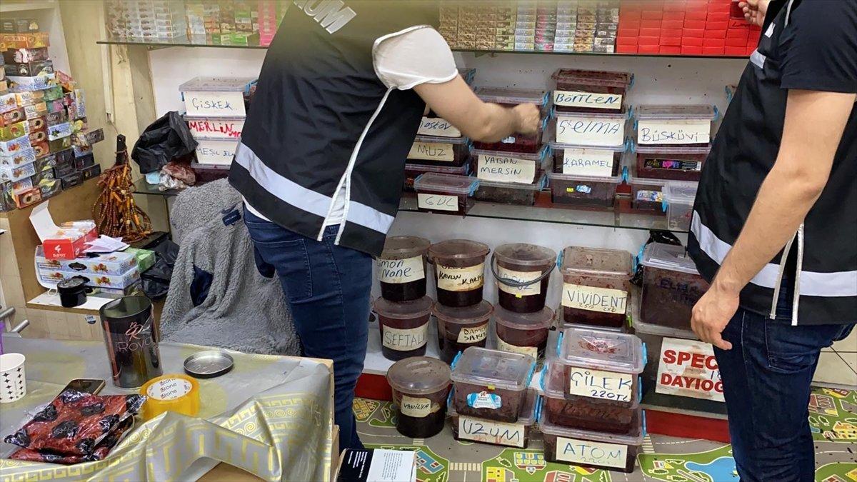 İstanbul'da 2 tondan fazla kaçak nargile tütünü yakalandı