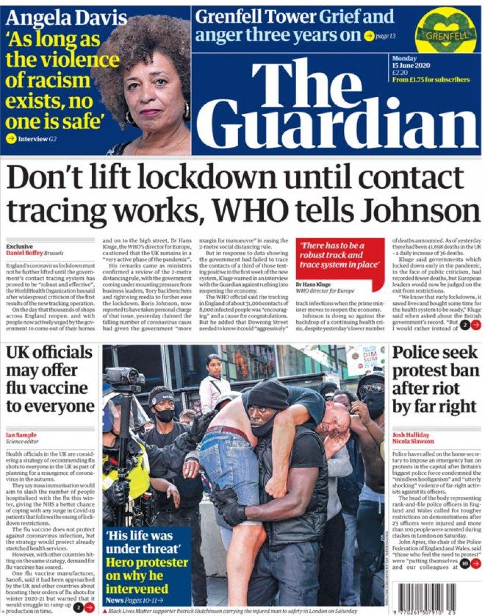 Aşırı sağcıyı kurtaran siyahi, İngiliz basınında