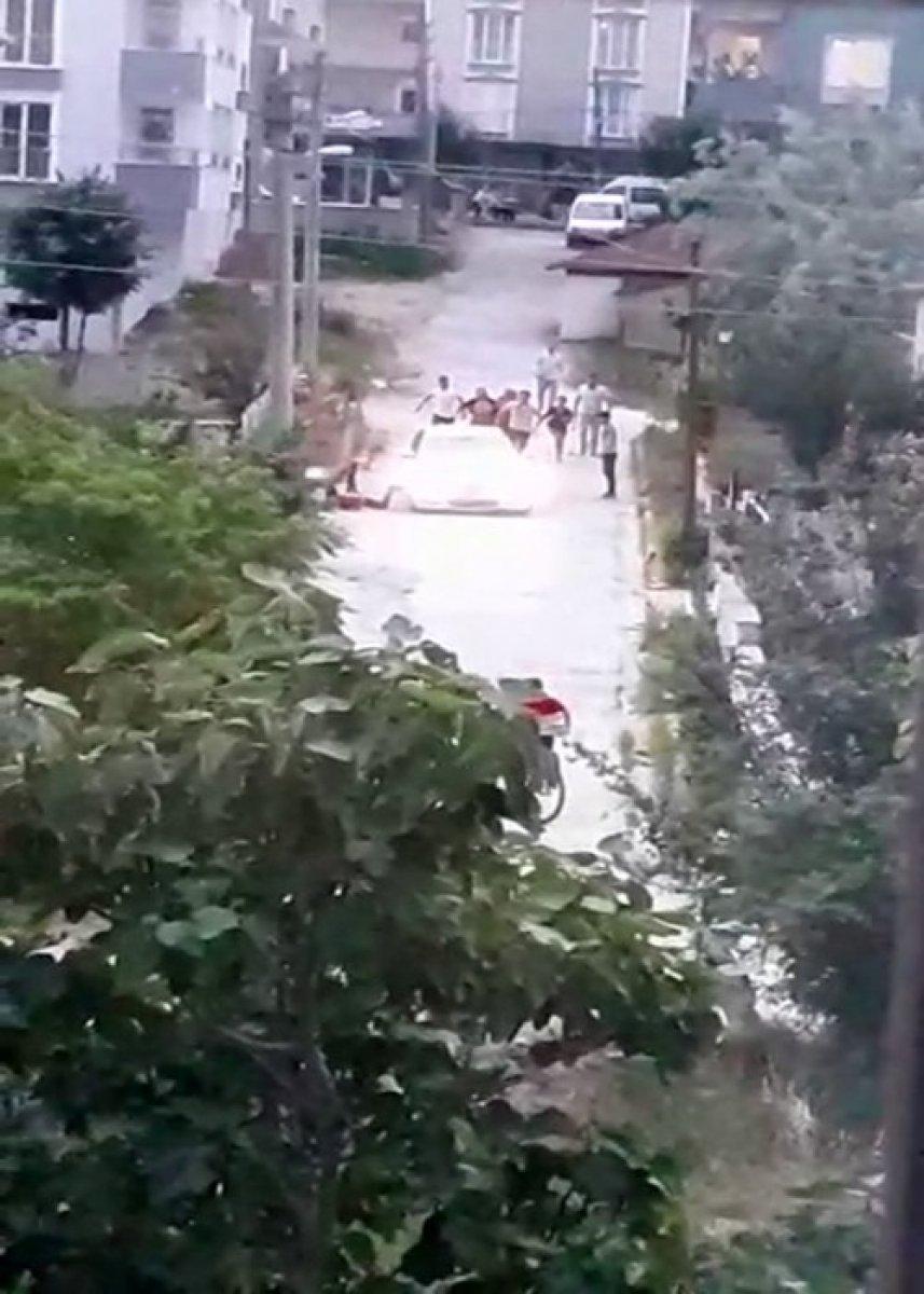 Tekirdağ'da kavga ettiği kişiye otomobille çarptı