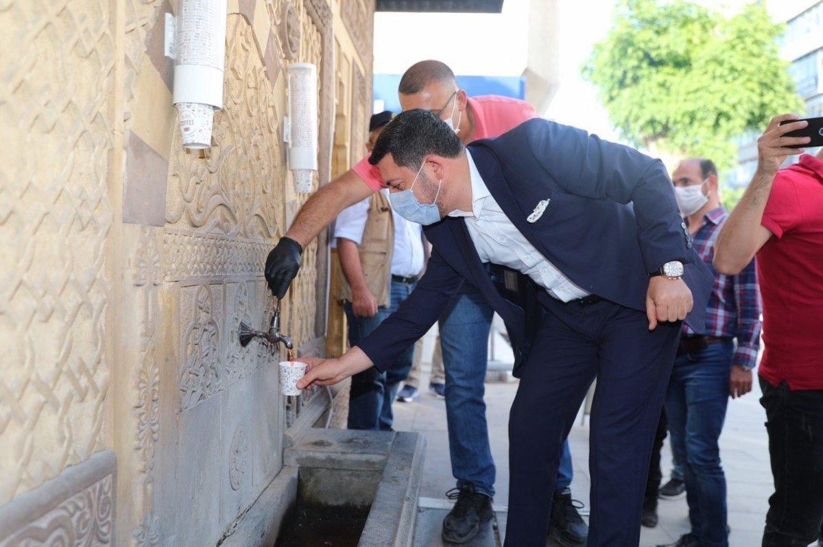 Nevşehir'de musluklardan şerbet ve limonata akacak