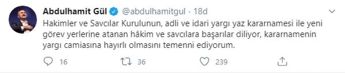 Hakim ve savcı kararnamesi açıklandı