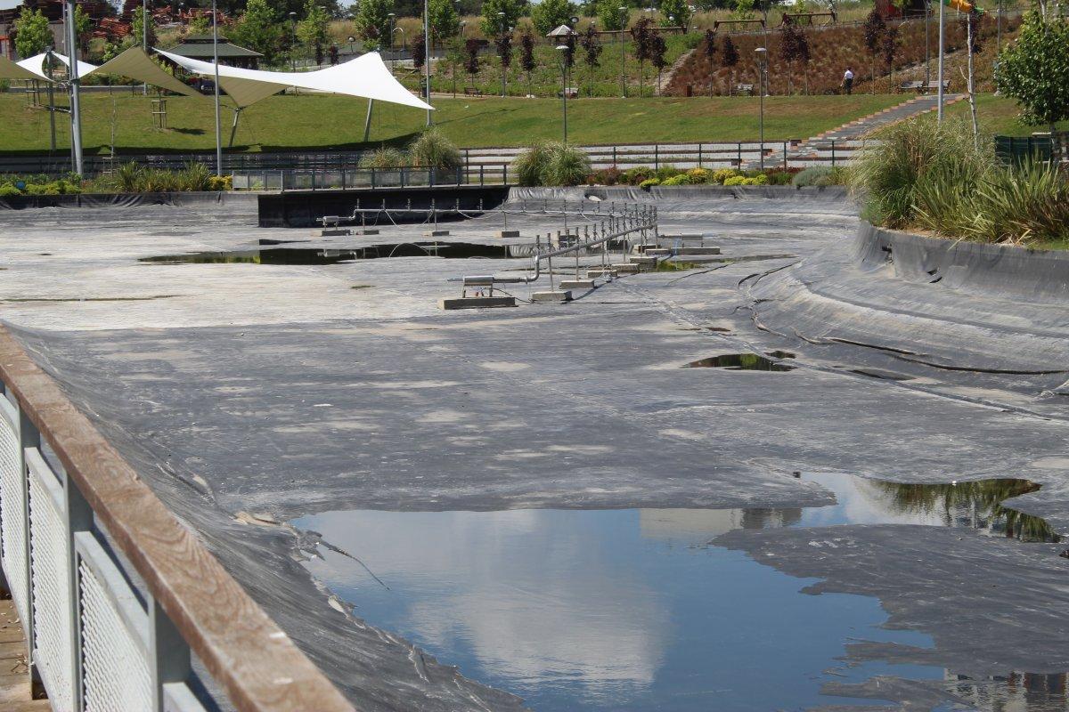 İBB'nin Hoşdere Millet Bahçesi boş ve atıl durumda