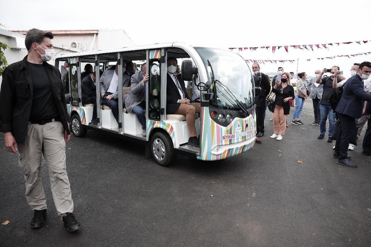 Adalar'da elektrik araçların kullanımına başlandı