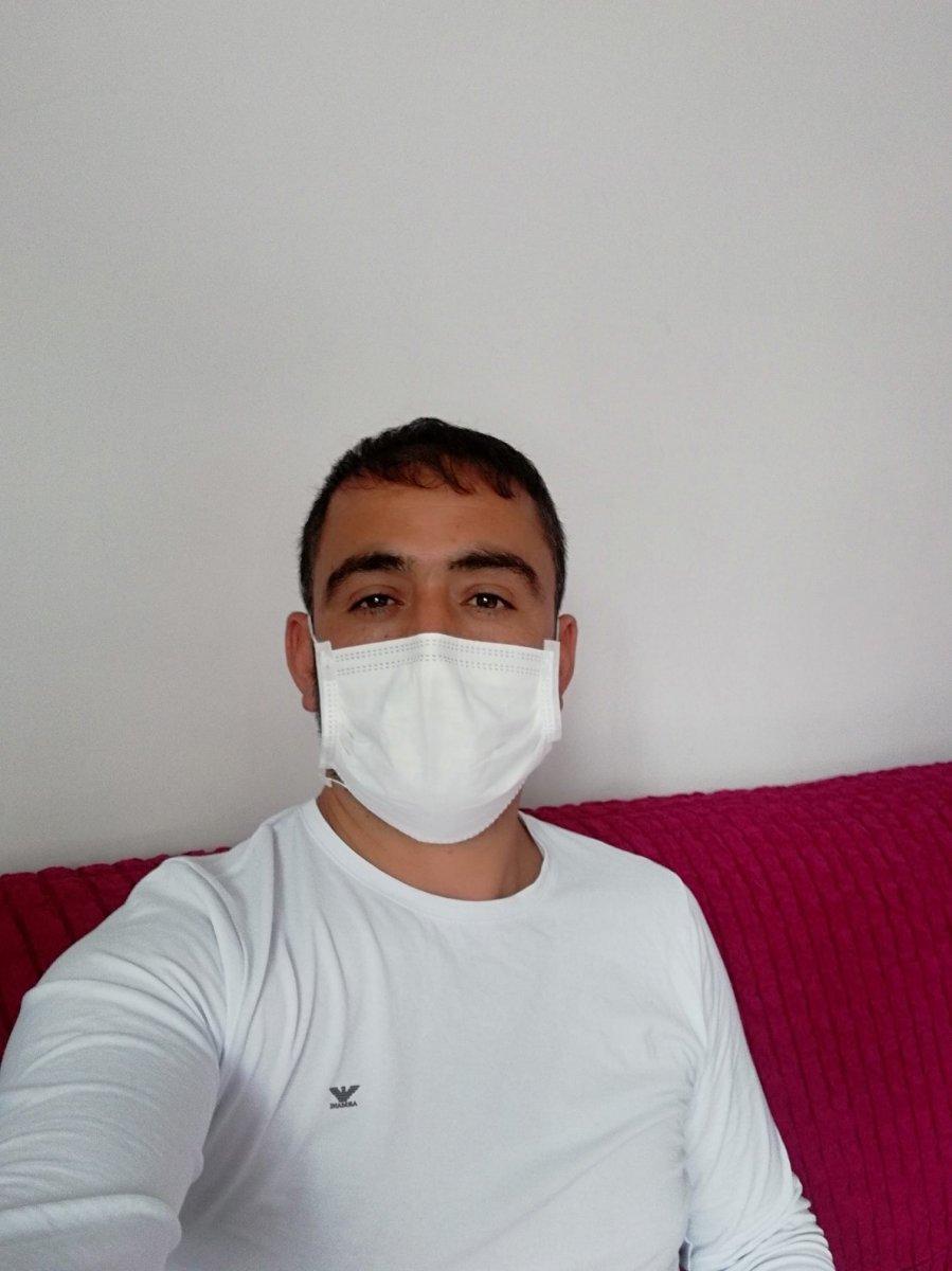 Kayseri'de testi pozitif çıktı sosyal medyadan uyardı