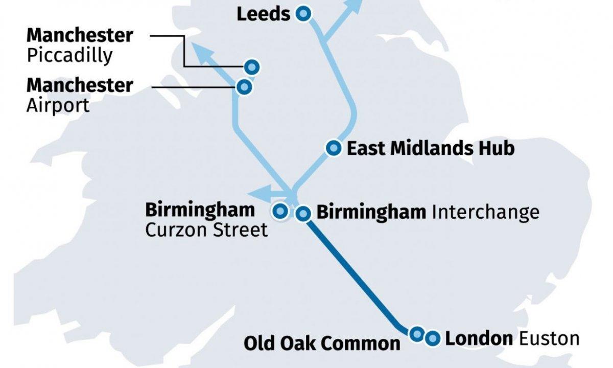 İngiltere'de HS2 demiryolu projesi protesto edildi