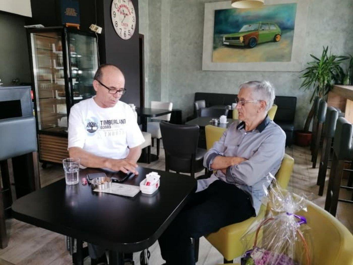 Bosna'daki savaşta hayatını kurtaran adamla buluştu