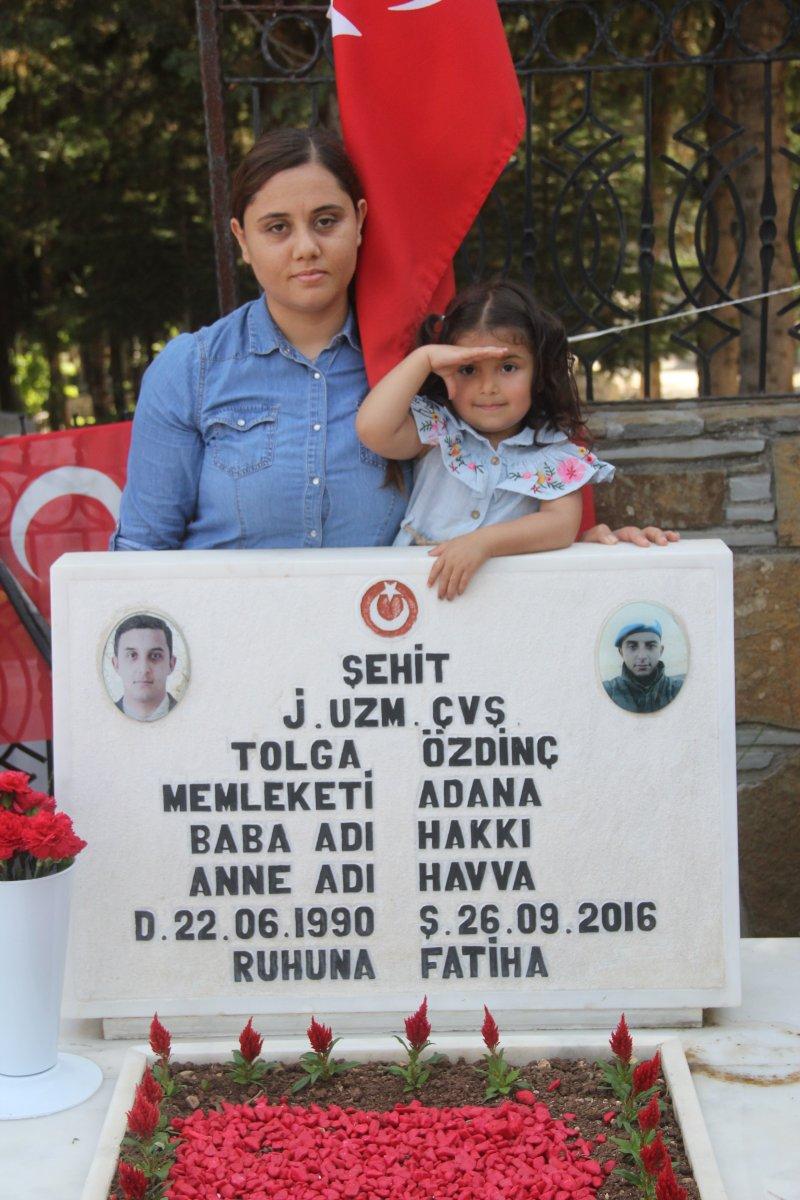 Şehit çocuklarının buruk geçen Babalar Günü