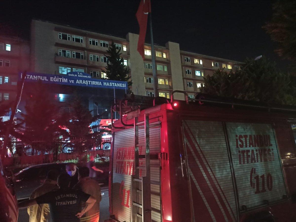 İstanbul Eğitim ve Araştırma Hastanesi'nde yangın